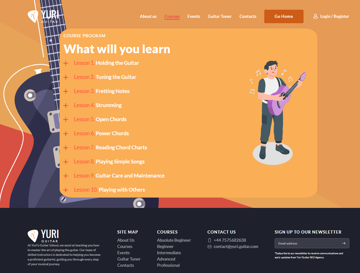 Course pahe wireframe